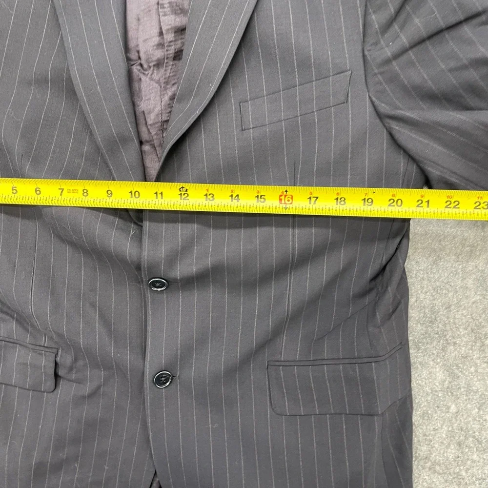 Brooks Brothers Blazer 346 Mens 42S Navy Pinstripe Wool Stretch Sport